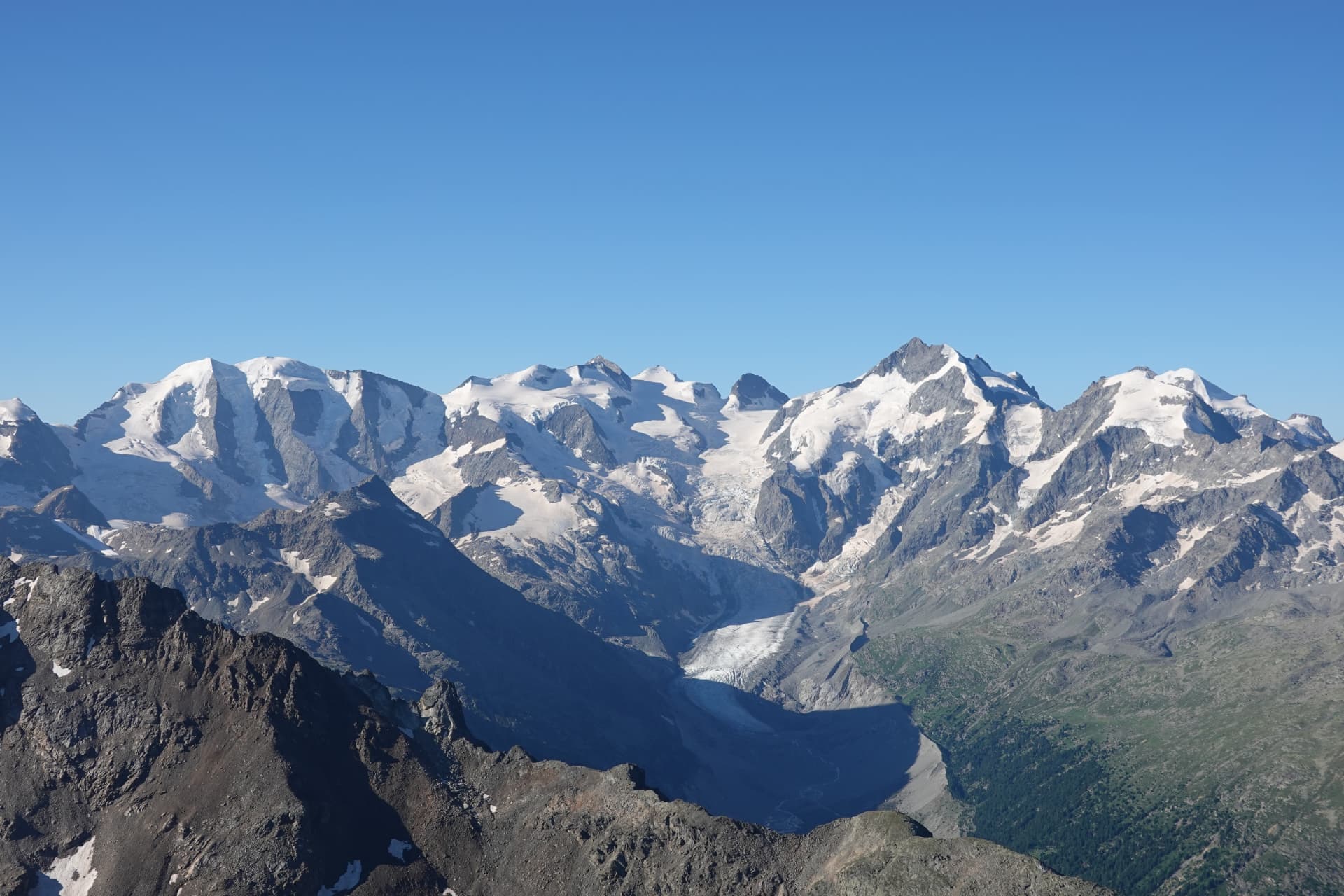 Zum Frühstück auf den Piz Languard