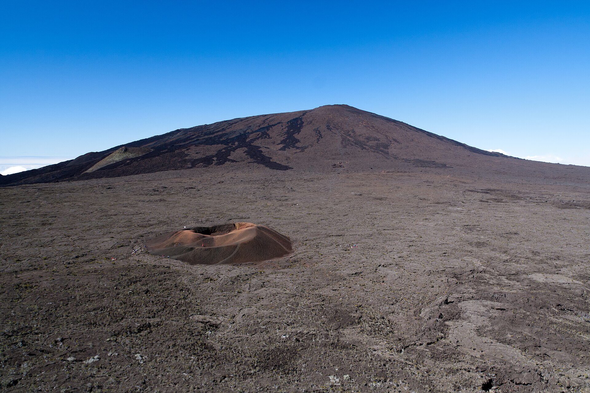 Der Vulkan Piton de la Fournaise auf La Réunion
