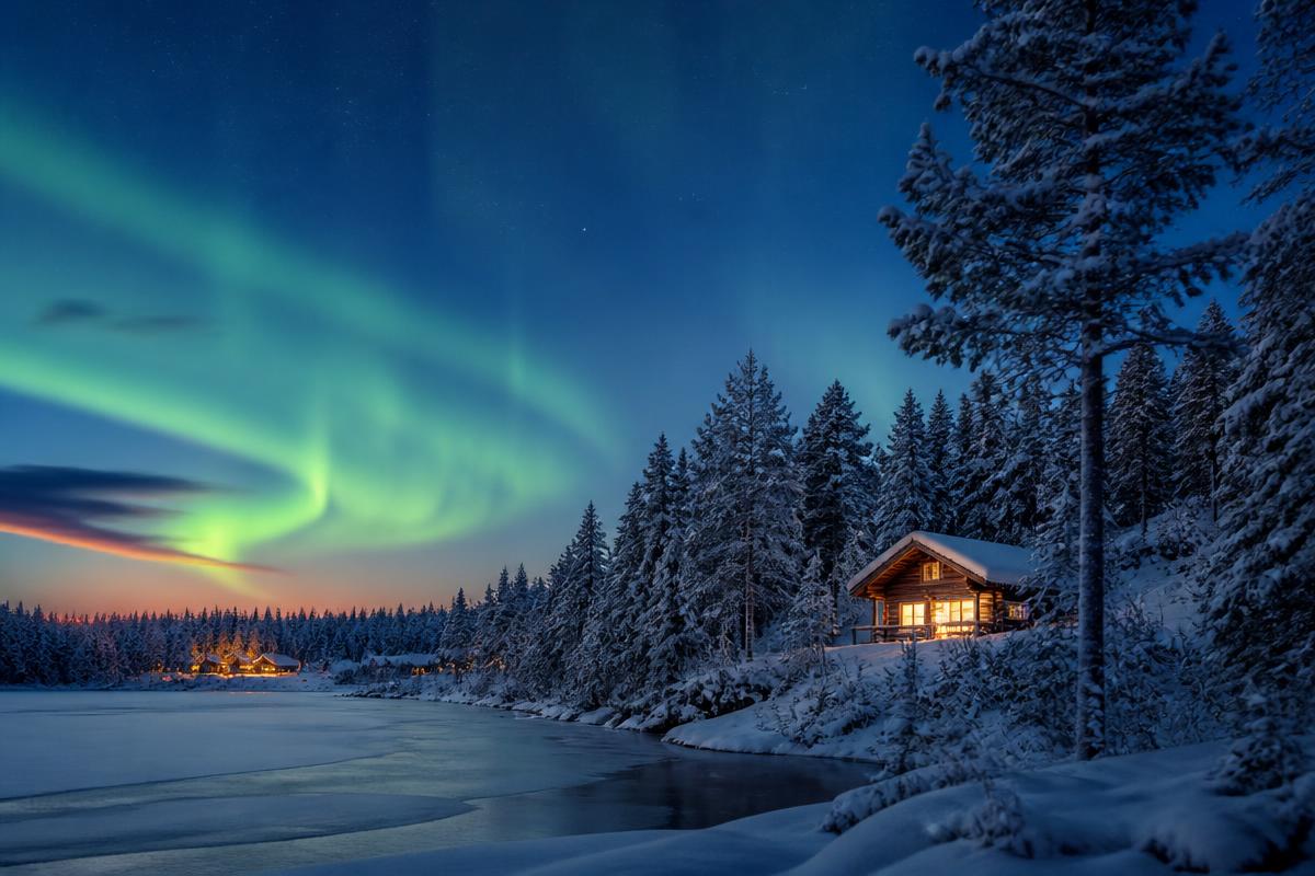 Ewige Nächte und Polarlichter
